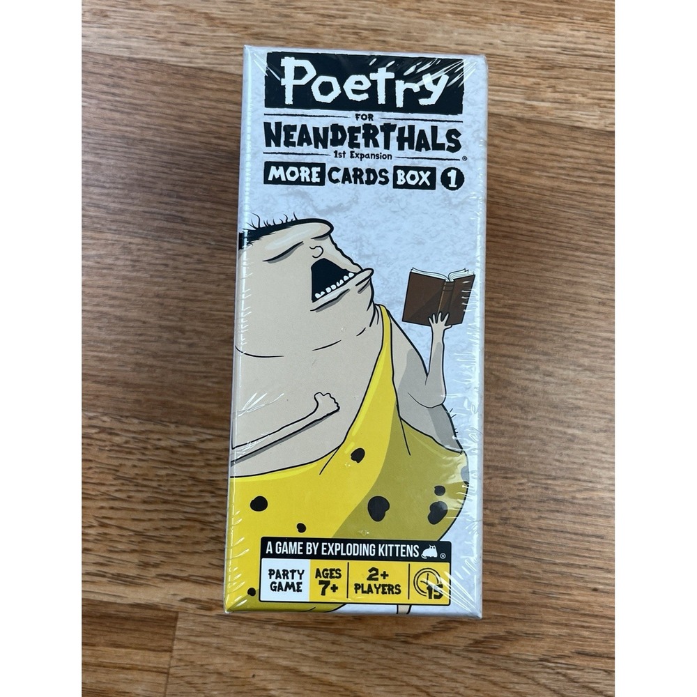 Poetry for Neanderthals 1st Expansion Deck with Over 500 New Cards NEW Sealed